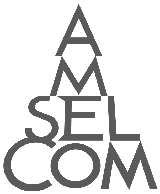 Amselcom Logo dark gray